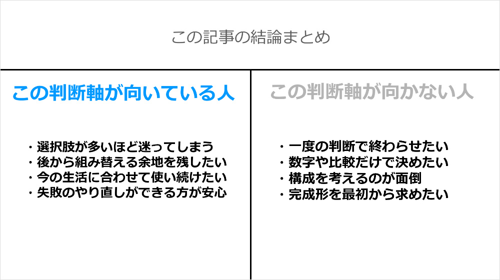 アンプ1台で完結したい人と、分けたほうが後悔しにくい人の判断軸まとめ